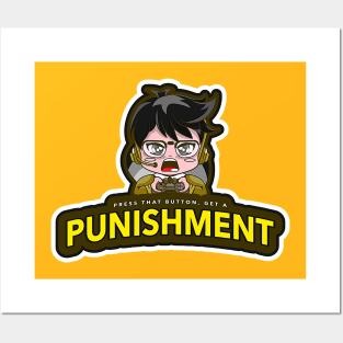 Press that button, get a Punishment Posters and Art